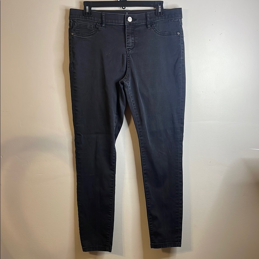Soho NY & CO Women’s Black Skinny Jeans Size 12 EUC